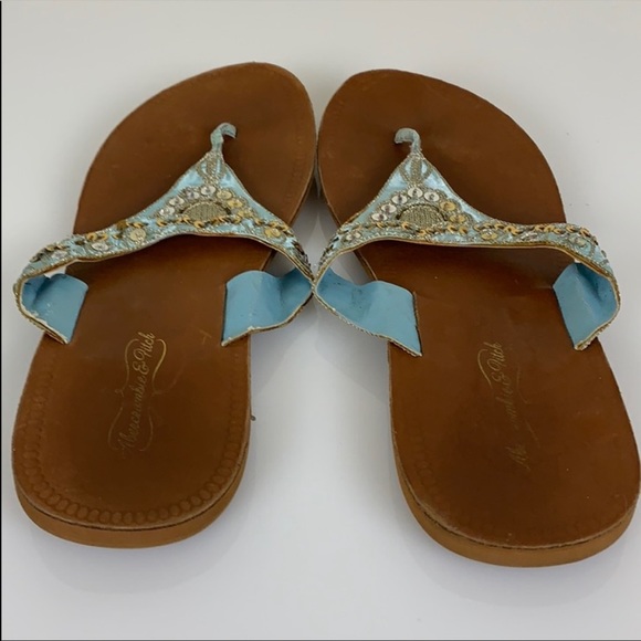 ISO Abercrombie Silk Embellished sandals - Picture 3 of 3